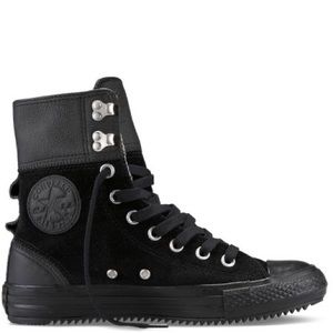 Black Elsie Rolldown X-Hi Converse